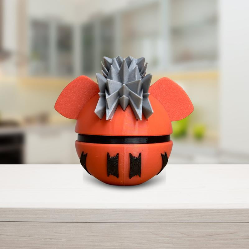 Growlithe-Inspired 3D Printed Pokéball Collectible