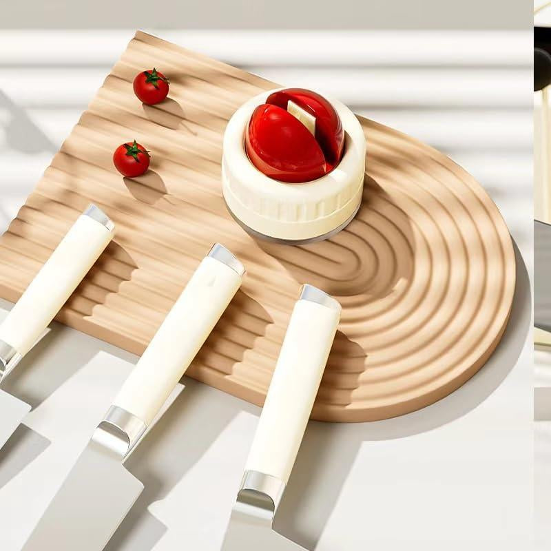 Sharpener | Portable Rapid  Sharpener & Kitchen  Sharpener (With Suction Base) | for Knives, Scissors, Cleavers & Outdoor Tools | Sharpener (Non-Slip)