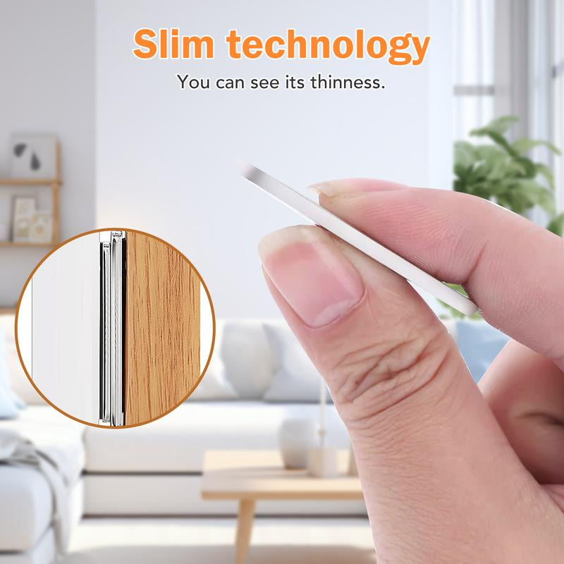 16 Counts Cabinet Magnetic Catch without Punching, Versatile for Cabinets, Drawers & Windows