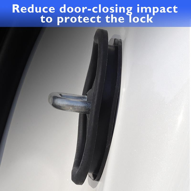 8 Counts Door Latch Lock Cover, Durable Car Accessories to Protect Door Latches, Easy Install Self-Stick Design for Auto Use