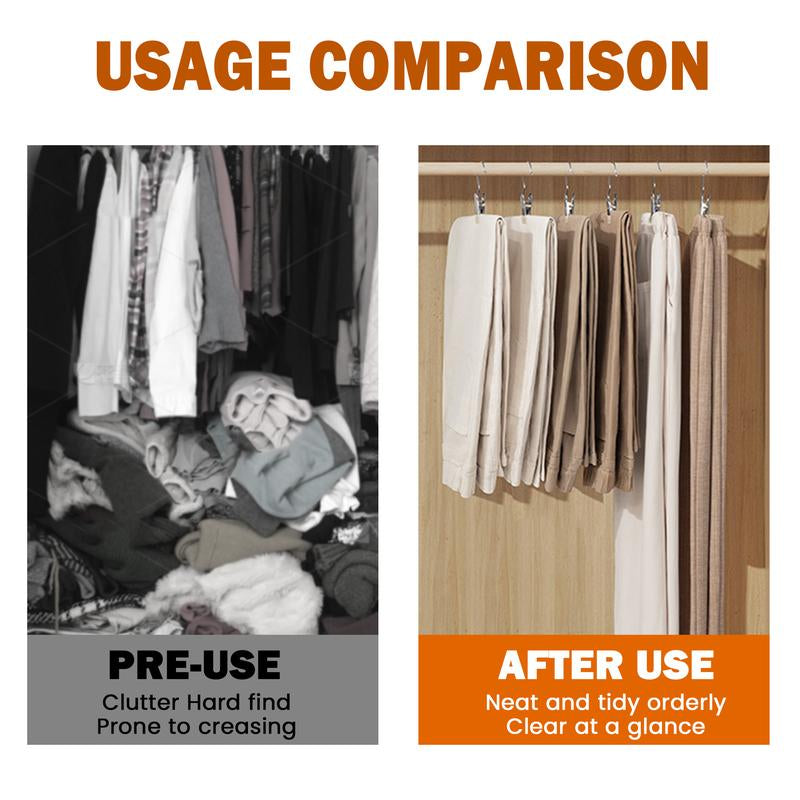 Boot Hangers for Closet 16 Counts, Boot Clips for Hanging, Space Saving Hanging Boot Rack, Multi Function Hooks  for Home, Travel, Pants, Socks, Handbags