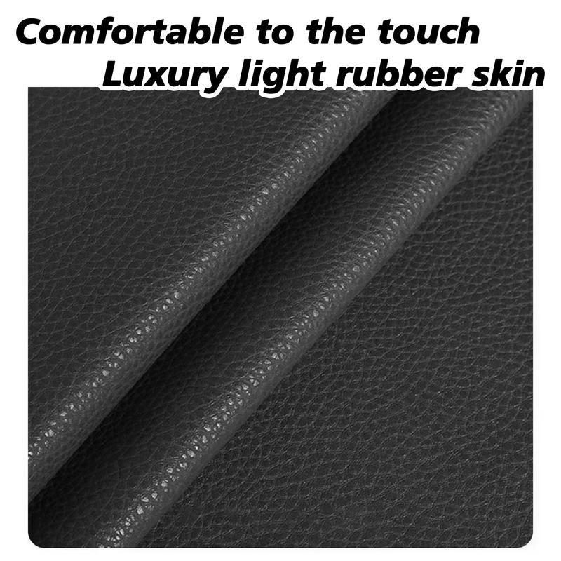 4 Counts Car Seat Headrest Hook, Improved Car Seat Back Double Hooks for Kids' Toys Hats Masks Sunglasses, Soft Gentle Faux Leather