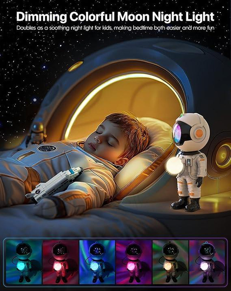 Star Projector Galaxy Night Light Astronaut Space Projector Starry Nebula Ceiling Light with Remote Control Modern Light Projector for Bedroom Decor, Gifts for Adults, Teens, Christmas, Birthday